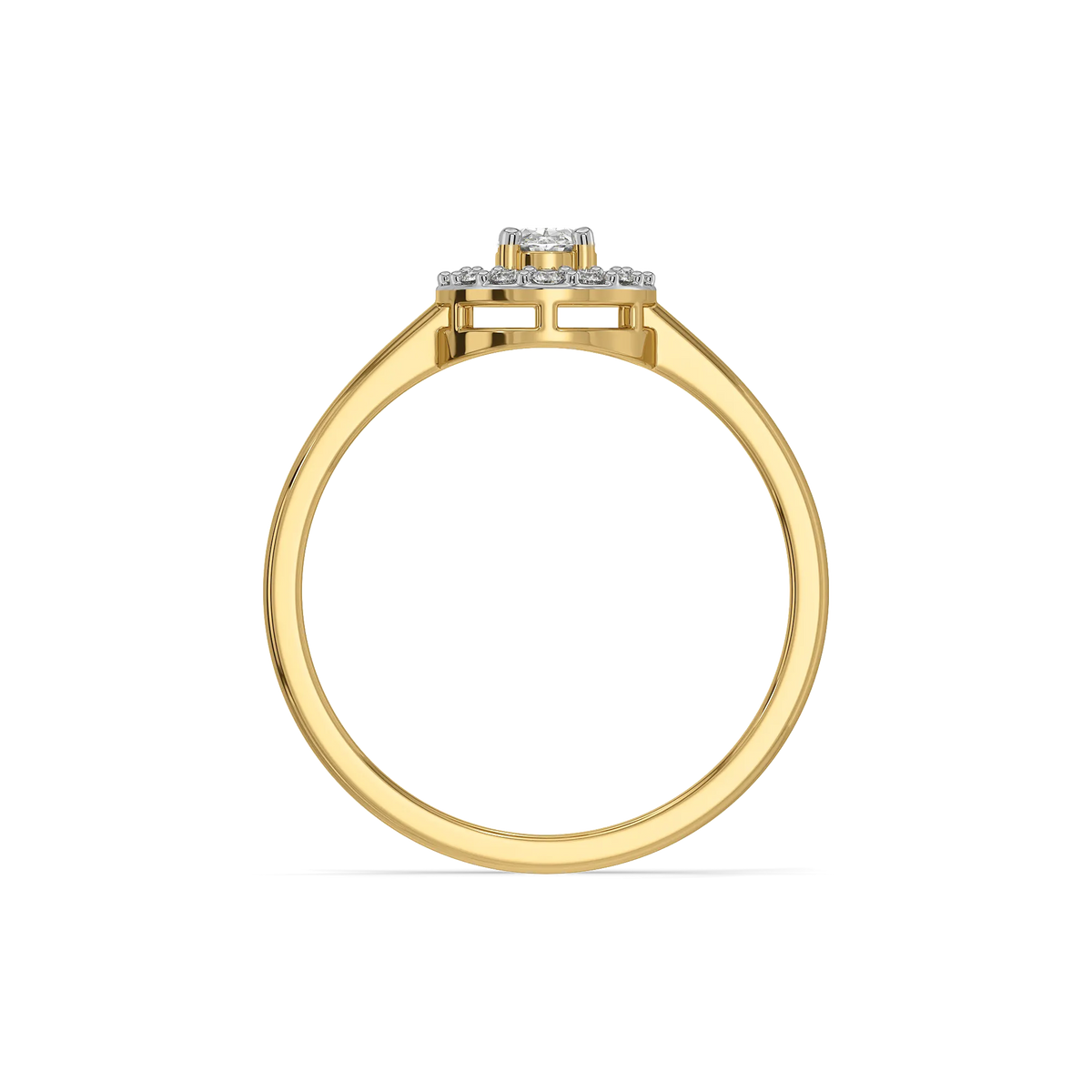 Empress Oval - Pure Gold Lab Diamond Solitaire Ring