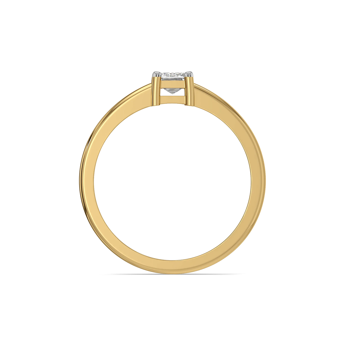 Lumina Emerald - Pure Gold Lab Diamond Ring