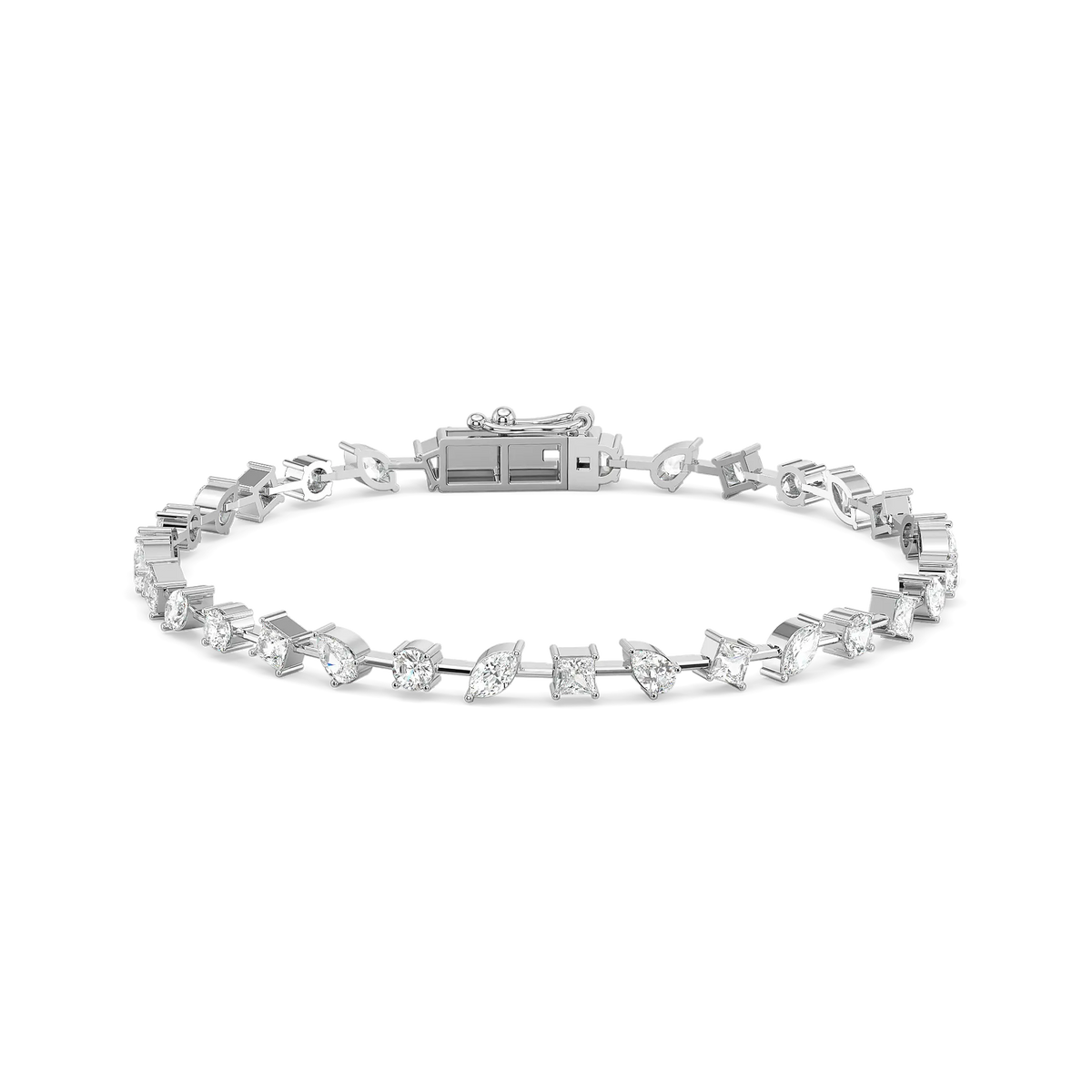 Diamond Cosmos Pure Gold Lab Diamond Tennis Bracelet