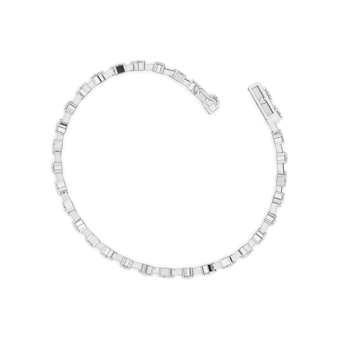 Diamond Cosmos Pure Gold Lab Diamond Tennis Bracelet