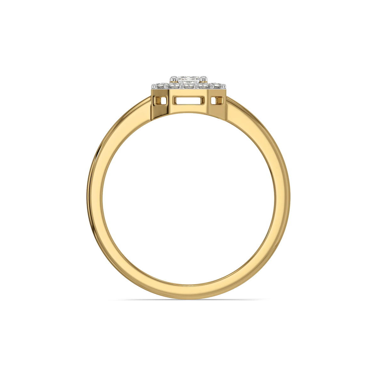 Gatsby Glamour Pure Gold Lab Diamond Ring