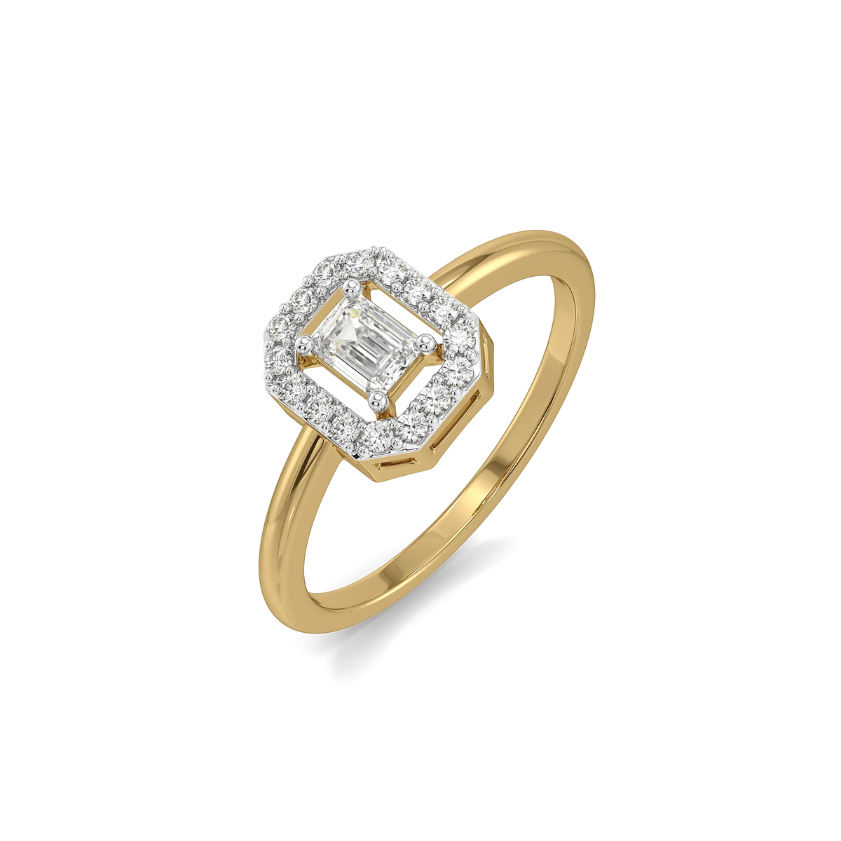 Gatsby Glamour Pure Gold Lab Diamond Ring