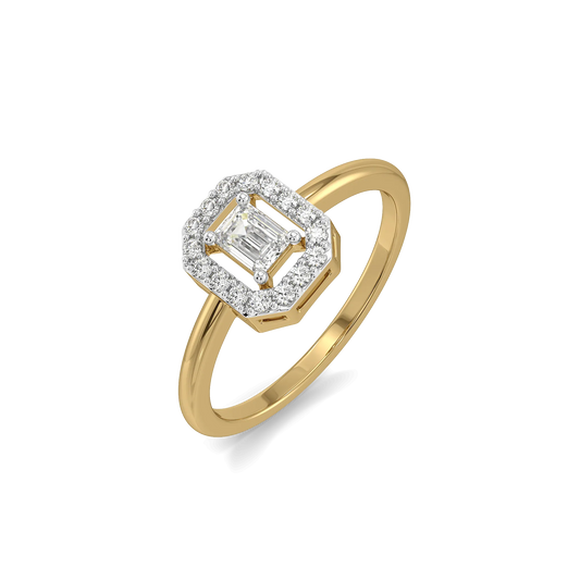 Gatsby Glamour Pure Gold Lab Diamond Ring