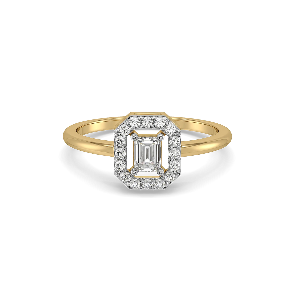 Gatsby Glamour Pure Gold Lab Diamond Ring