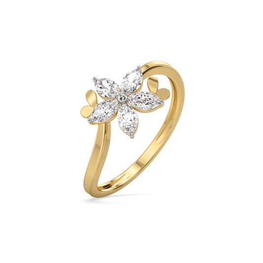 Garden of Light Pure Gold Lab Diamond Ring