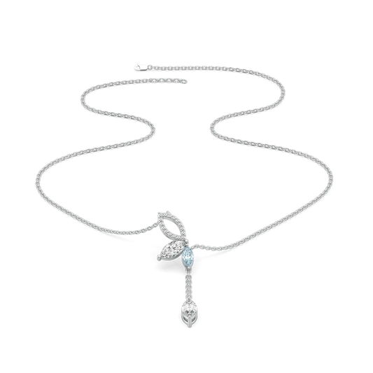 Marquise Mist Pure Gold Lab Diamond Necklace