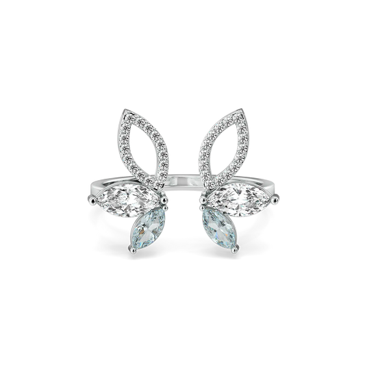 Marquise Mist - Pure Gold Lab Diamond Ring